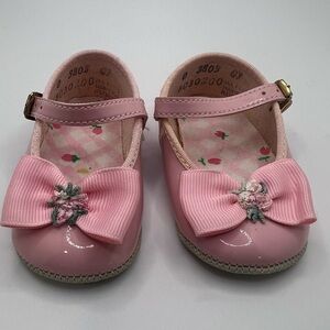 Vintage Infant Pink Dress Shoes for Baby